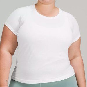 Lululemon Swiftly Tech White SS Shirt *Race Length* Size 4